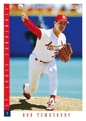 Bob Tewksbury #34 Base Set