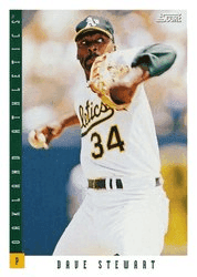 Dave Stewart #656 Base Set
