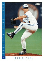 David Cone #654 Base Set