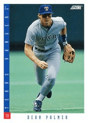Dean Palmer #138 Base Set