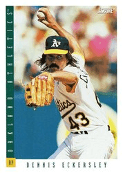 Dennis Eckersley #21 Base Set