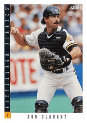 Don Slaught #181 Base Set