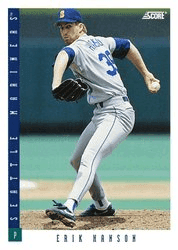 Erik Hanson #136 Base Set