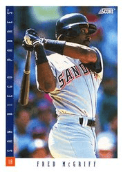Fred McGriff #44 Base Set