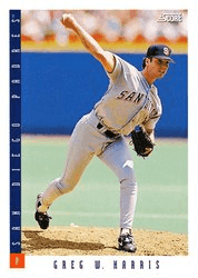 Greg W. Harris #599 Base Set