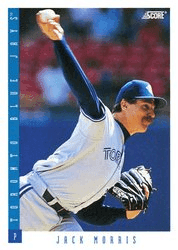Jack Morris #37 Base Set