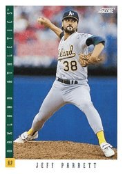Jeff Parrett #180 Base Set