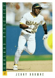 Jerry Browne #382 Base Set