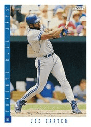 Joe Carter #575 Base Set