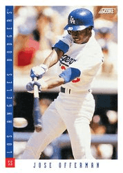 Jose Offerman #129 Base Set