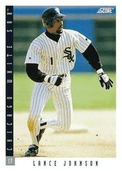 Lance Johnson #109 Base Set
