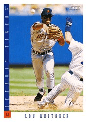 Lou Whitaker #596 Base Set