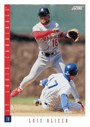 Luis Alicea #183 Base Set