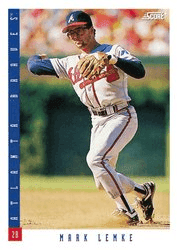 Mark Lemke #147 Base Set