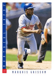 Marquis Grissom #28 Base Set