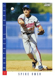 Spike Owen #554 Base Set