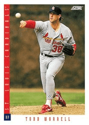 Todd Worrell #635 Base Set