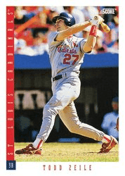Todd Zeile #119 Base Set