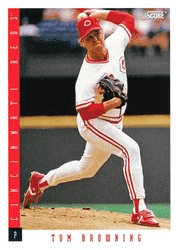 Tom Browning #404 Base Set