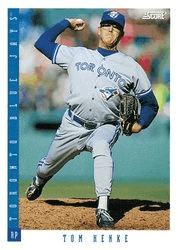 Tom Henke #602 Base Set