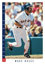 Wade Boggs #592 Base Set