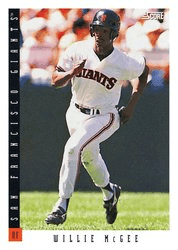 Willie McGee #93 Base Set