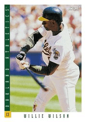 Willie Wilson #647 Base Set