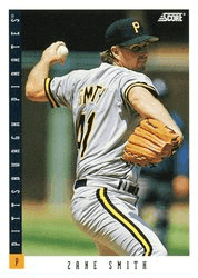 Zane Smith #121 Base Set
