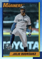 Julio Rodríguez #U90-3 1990 Topps Baseball