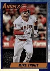 Mike Trout #U90-38 1990 Topps Baseball