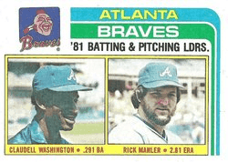 Braves Leaders / Checklist