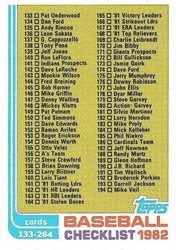 Checklist: 133-264