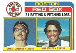 Red Sox Leaders / Checklist