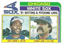 White Sox Leaders / Checklist