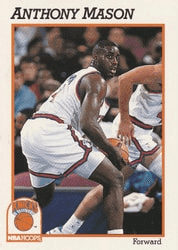 Anthony Mason #404 Base Set