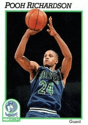 Pooh Richardson #129 Base Set