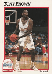 Tony Brown #376 Base Set