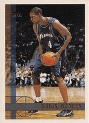 Chris Webber #185 Base Set