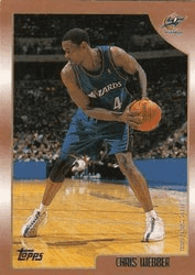 Chris Webber #180 Base Set