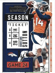 Courtland Sutton #71 Base Set