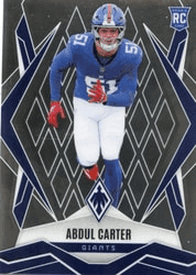 Abdul Carter #177 Base Set