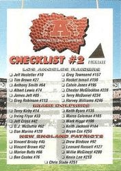 AFC Checklist #2