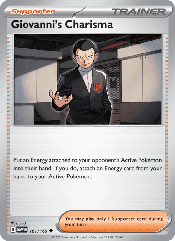 Giovanni's Charisma
