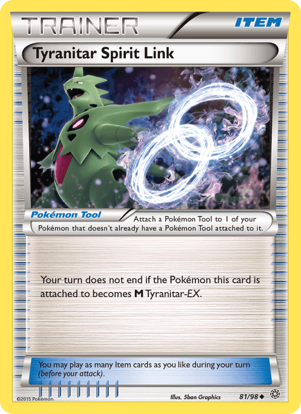 Tyranitar Spirit Link #81 Ancient Origins