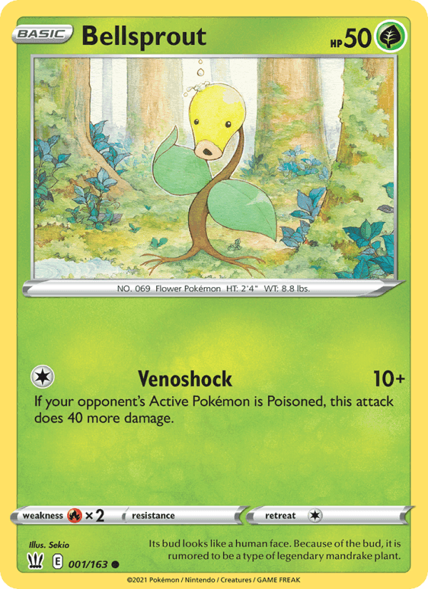 Bellsprout #001 Battle Styles