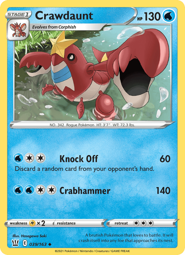 Crawdaunt #039 Battle Styles