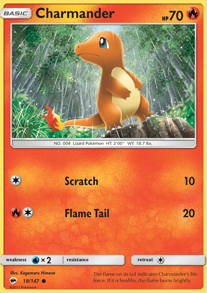 Charmander #18 Burning Shadows