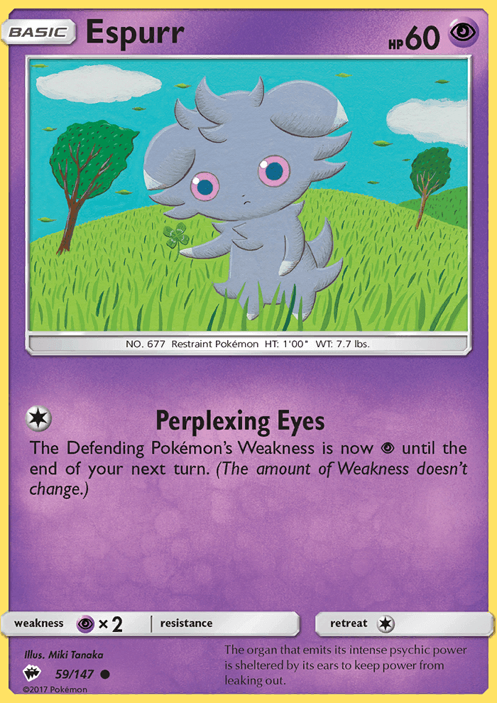 Espurr #59 Burning Shadows