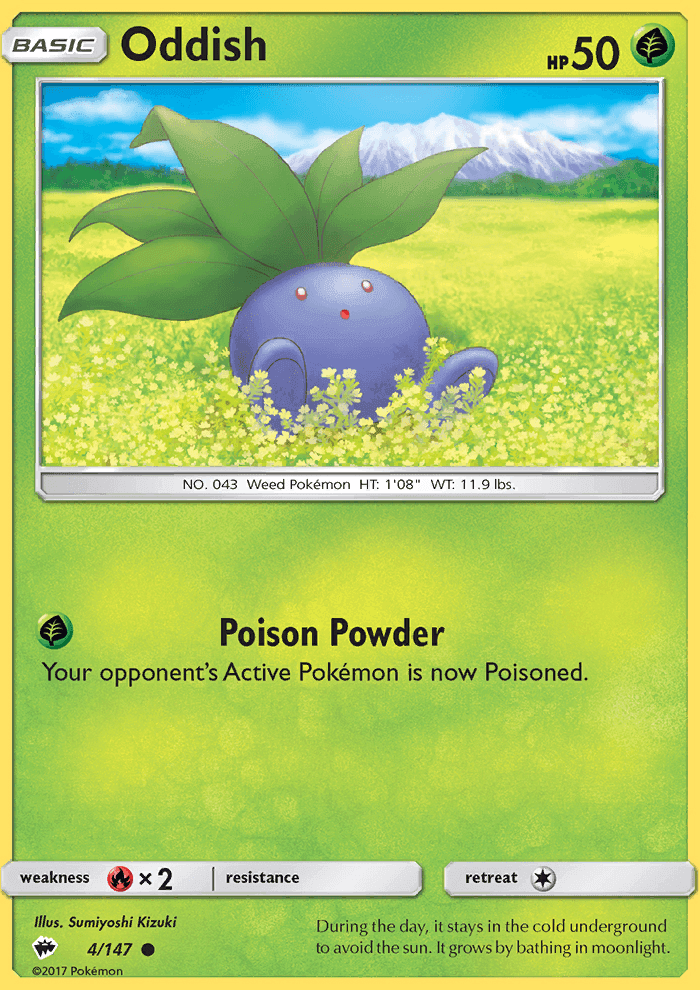 Oddish #4 Burning Shadows