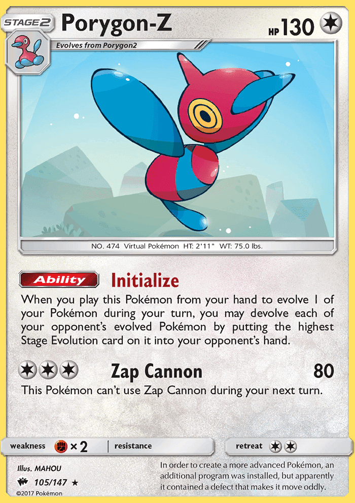 Porygon-Z #105 Burning Shadows